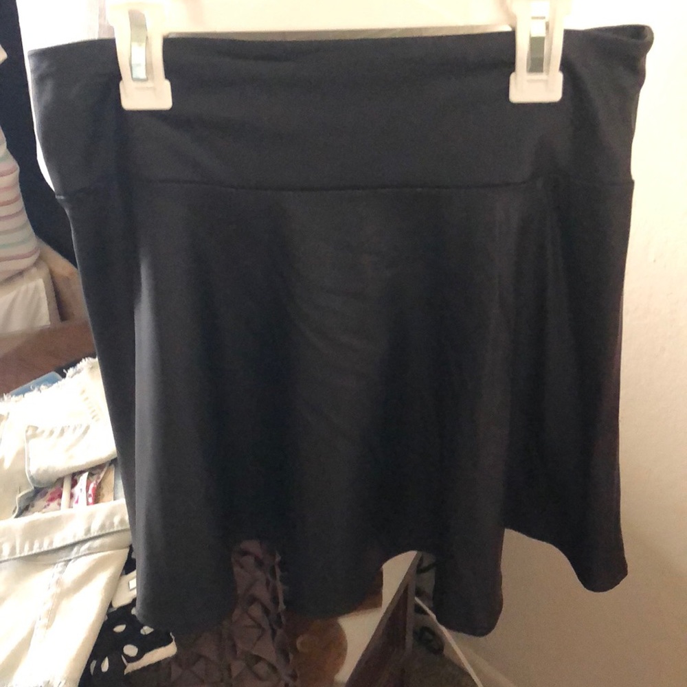 faux leather skirt forever 21